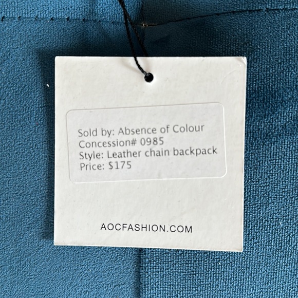 Leather Chain Backpack: RARE - Picture 5 of 5